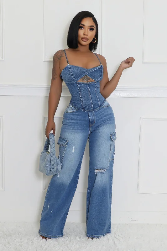 Wide Leg Jeans for Comfort -Bad Attitude Denim Jeans