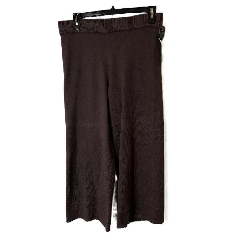 Tailored khaki pants for smart casual attire -Pants Lounge By The Drop In Brown, Size: Xl