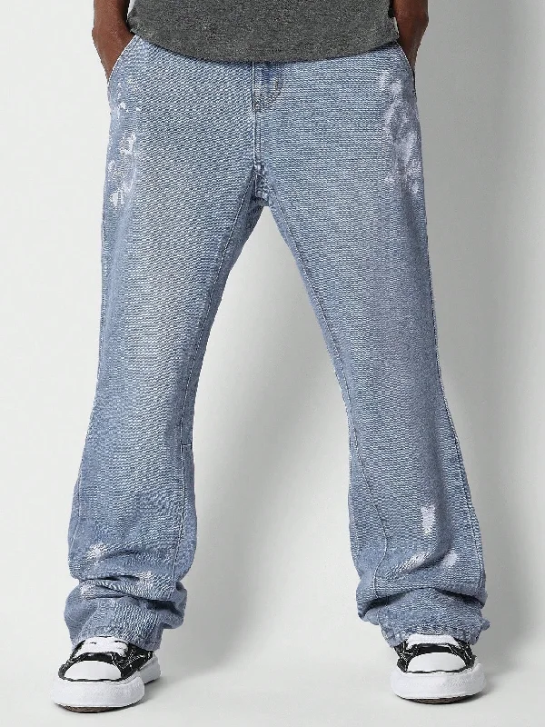 Dance Jeans for Movement -Flare Fit Colour Blocked Jean With Pain Detail