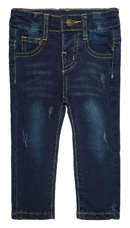 Mini Skirt Jeans for Flirty -Baby Little Boys Girls Ripped Denim Soft Slim Pants Jeans