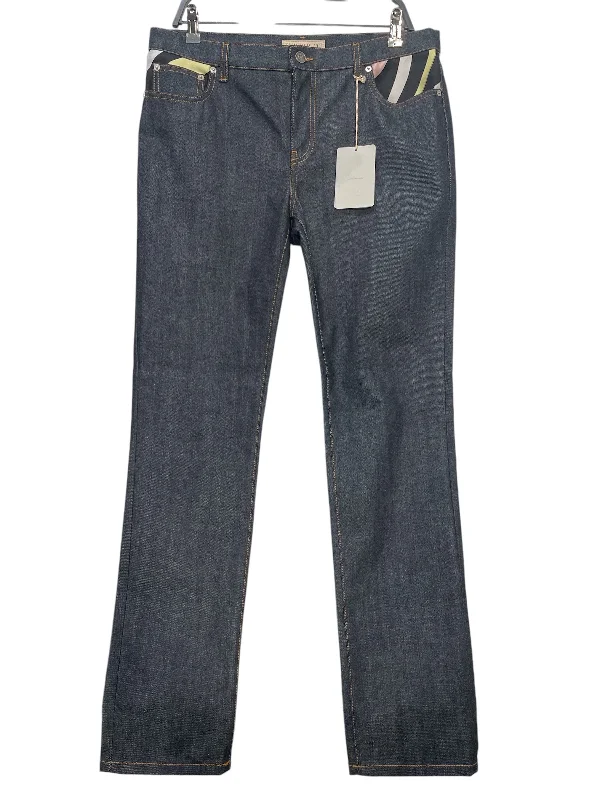 Raw Denim Jeans for Authentic -EMILIO PUCCI/Straight Pants/46/Denim/IDG/