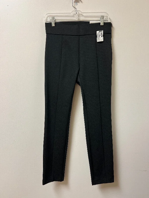 Elegant wide-leg pants for upscale dinner dates -Pants Dress By Ann Taylor In Black & Grey, Size: S