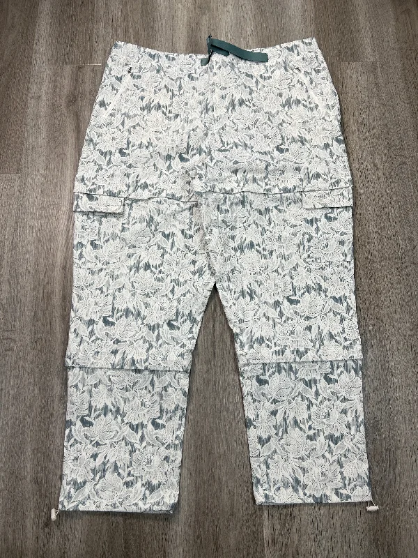 Tailored khaki pants for smart casual attire -Pants Other By Athleta In Cream & Green, Size: 3x