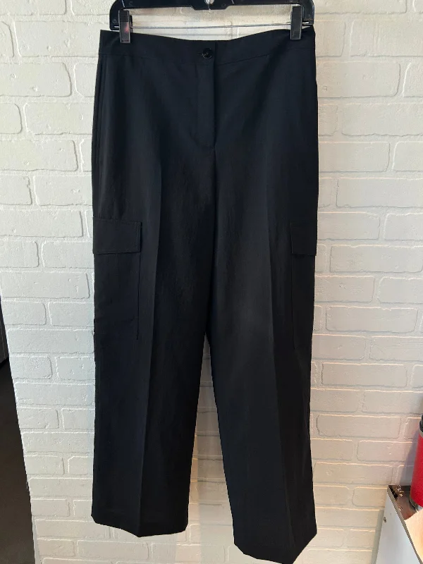 High-rise flare pants for vintage chic appeal -Pants Dress By Theory In Black, Size: 2