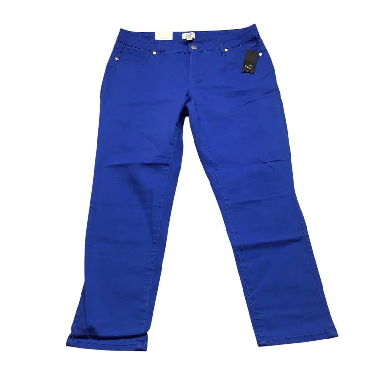 Adjustable waist pants for custom fit ease -Pants Other By Crown And Ivy In Blue, Size: 10