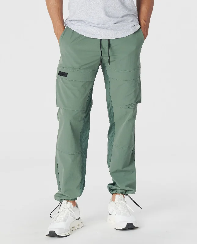 Eco-friendly hemp pants for sustainable clothing choices -Crosswind Cargo Pant Hunter Green