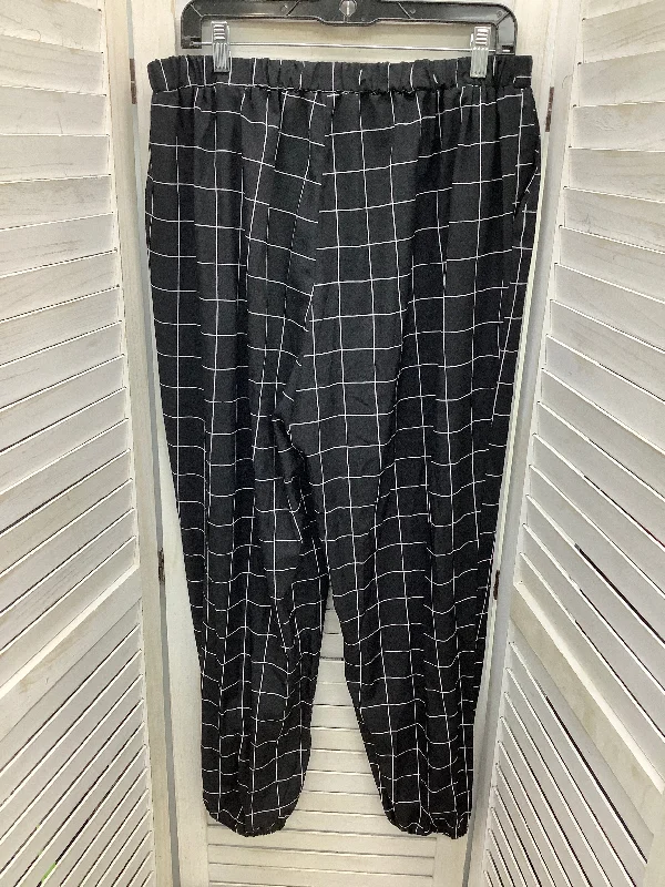 Durable twill pants for tough outdoor jobs -Pants Other By Shein In Plaid Pattern, Size: 2x