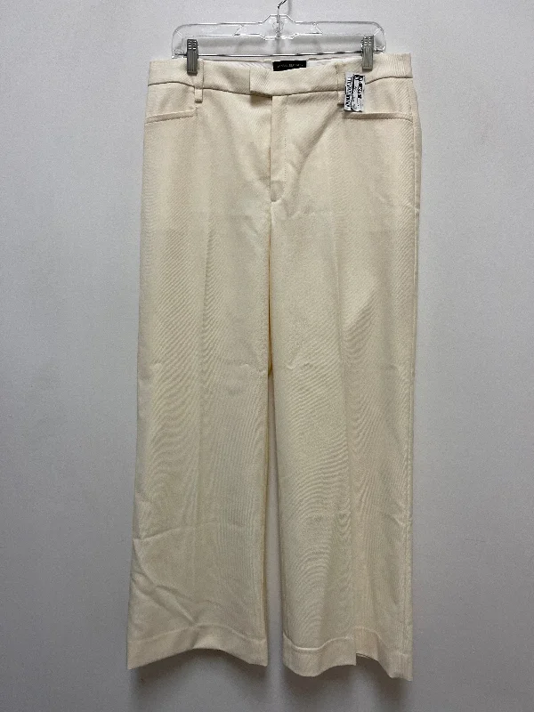 Designer jogger pants for upscale street style -Pants Dress By Banana Republic In Cream, Size: 12