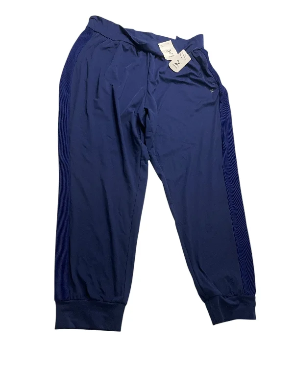 Vintage denim pants for timeless rugged style -Pants Joggers By Xersion In Blue, Size: 1x