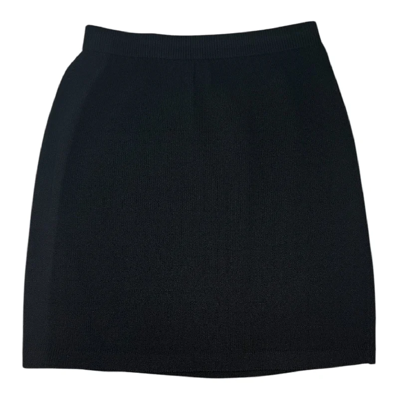 Durable denim skirts for rugged daily wear -Skirt Luxury Designer By St John Collection In Black, Size: 2