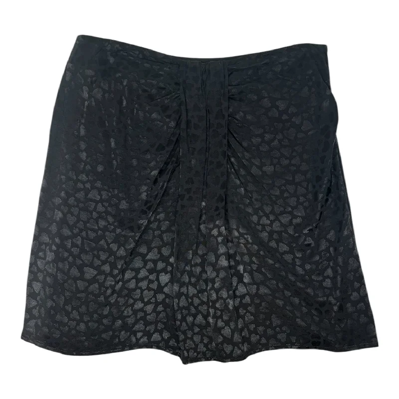 Trendy skirts with asymmetrical hem lines -Heart Skirt Mini & Short By Atelier & Other Stories In Black, Size: 8