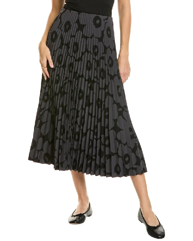 Midi-length bodycon dress for women with flattering fit and classic silhouette -Marimekko Myy Unikko Skirt