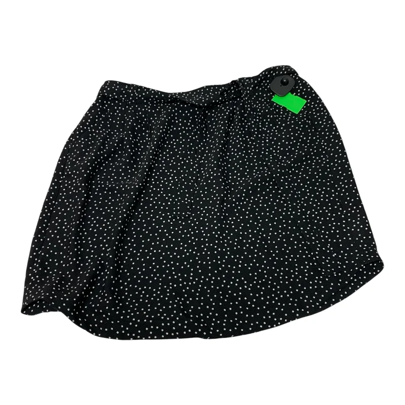 Lightweight skirts for warm season chic -Skirt Mini & Short By Loft In Black & White, Size: M