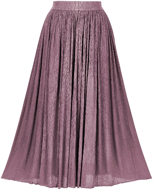 Affordable skirts with basic solid colors -Celestia Petticoat Limited Edition Dusty Rose