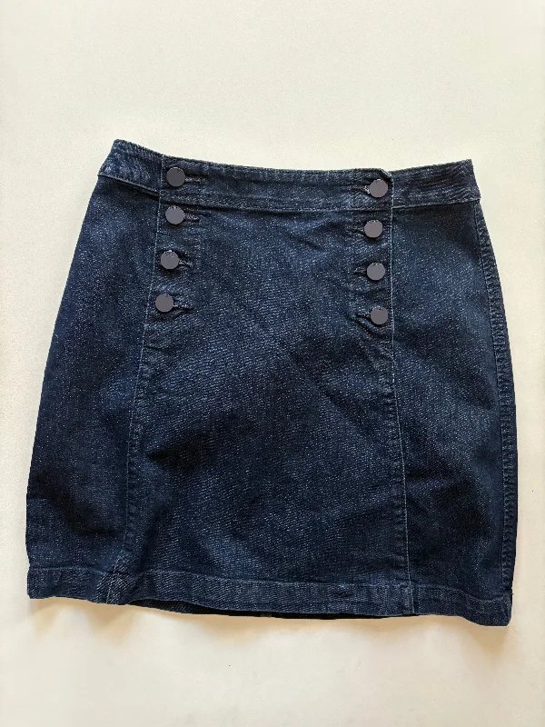 Classic skirts with simple clean lines -Skirt Mini & Short By Loft In Blue, Size: 6