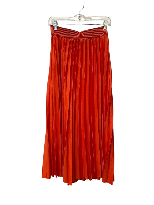 High-waisted pencil skirts for professional office wear -Skirt Maxi By Clothes Mentor In Orange, Size: L