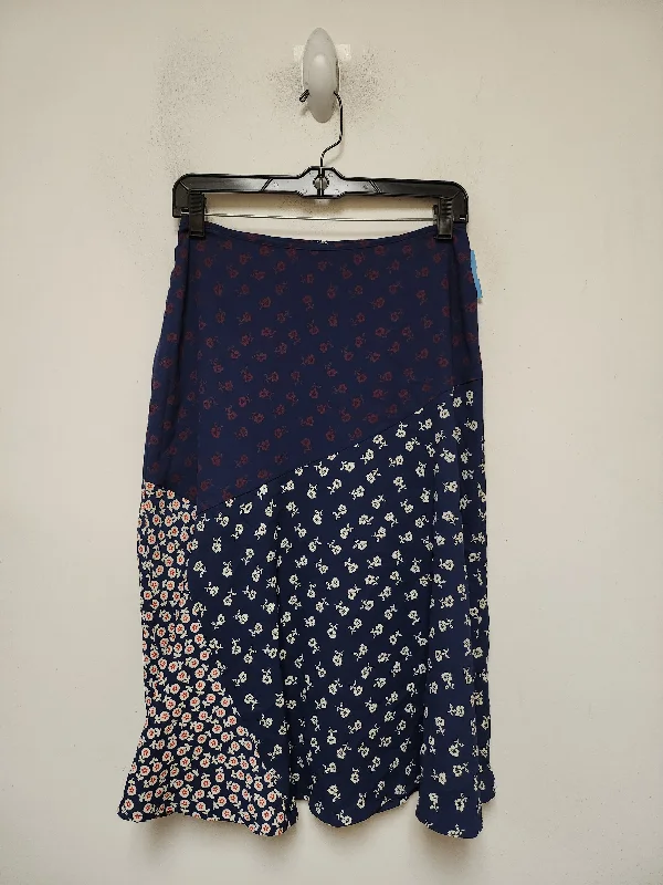 Soft cotton skirts for cozy comfort -Skirt Midi By Talbots In Floral Print, Size: 2p