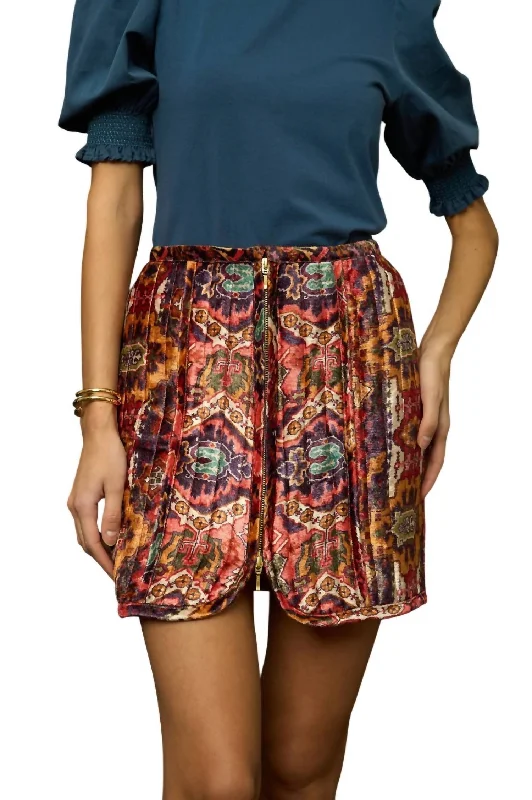 Ayla Skirt In Thara Multi Print