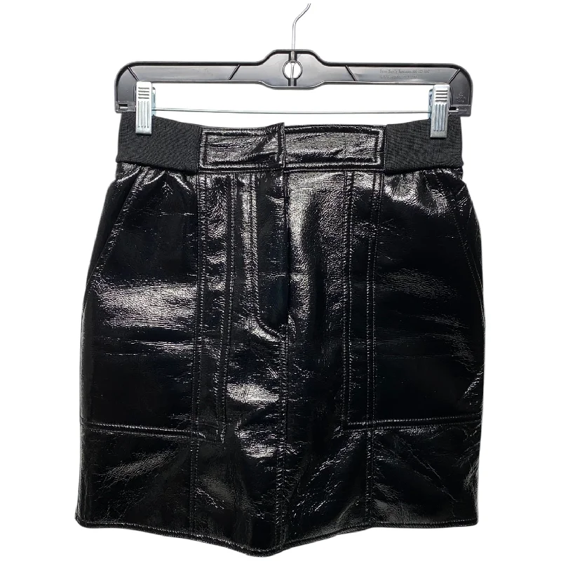 Designer skirts with premium fabric finish -Skirt Mini & Short By Cmb In Black, Size: M