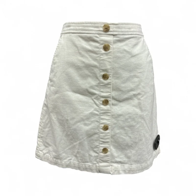 Designer skirts for luxury fashion flair -Skirt Mini & Short By J. Crew In White, Size: 2