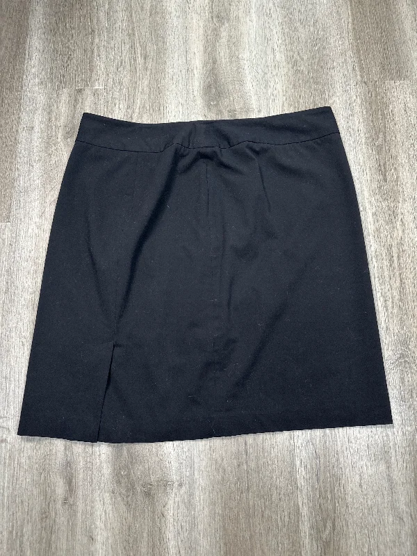 Casual skirts with relaxed fit comfort -Skirt Mini & Short By Liz Claiborne In Black, Size: 2x