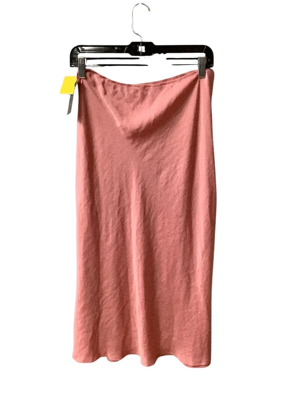 Flowy skirts for relaxed vacation wear -Skirt Maxi By Vince Camuto In Pink, Size: M