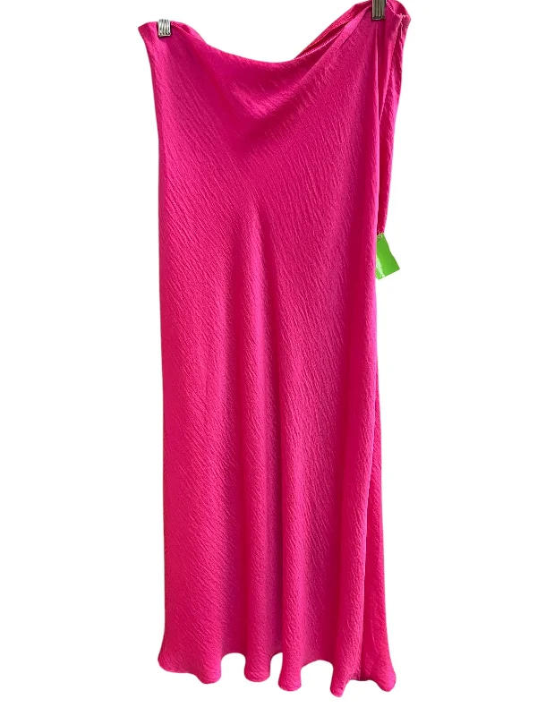 A-line mini skirts for fun flirty looks -Skirt Maxi By Steve Madden In Pink, Size: L