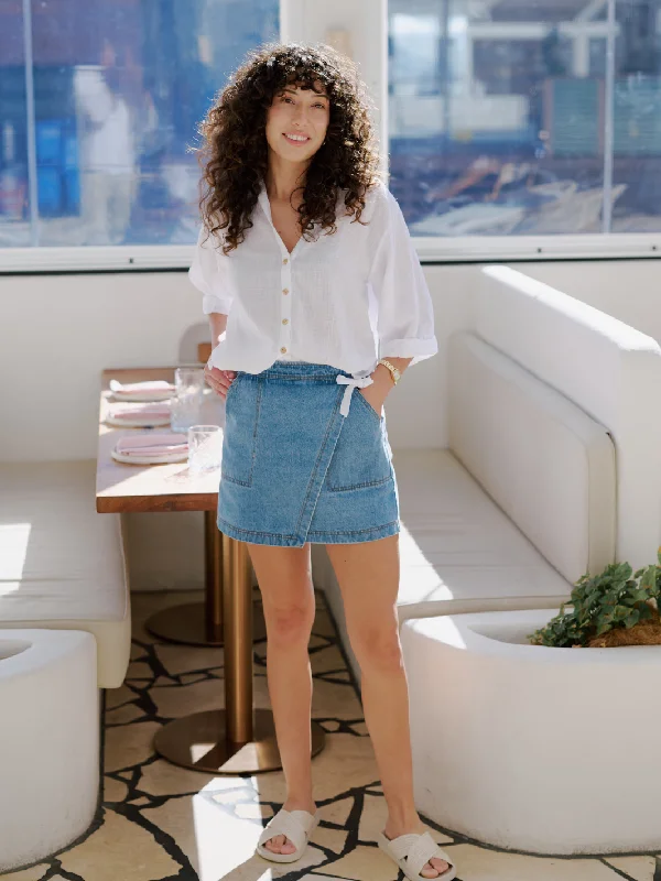 Casual skirts for relaxed weekend lounging -HUDSON MINI SKIRT