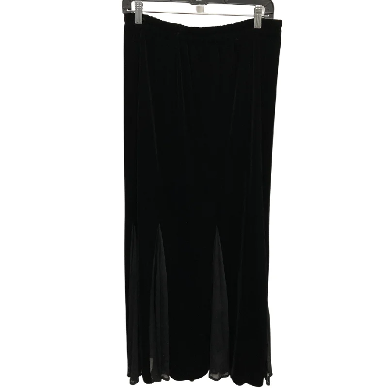 A-line skirts for classic wardrobe essentials -Skirt Maxi By R And K Originals In Black, Size: 10