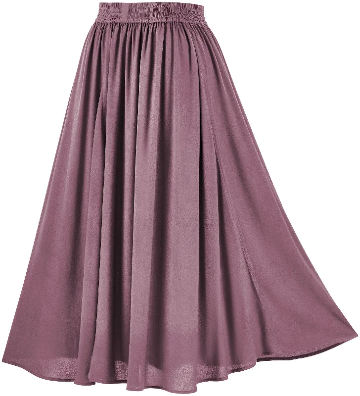 Classic black skirts for versatile outfit pairing -Rowan Petticoat Limited Edition Dusty Rose