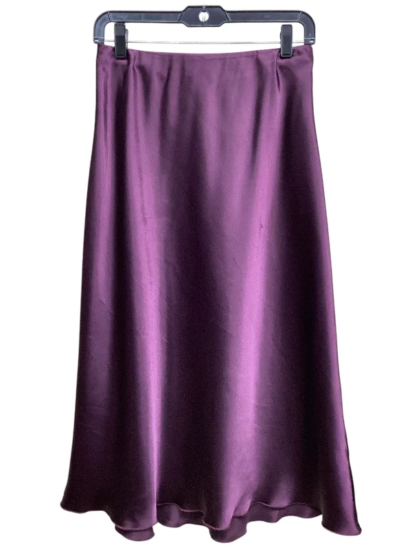 Stretchy skirts for all-body inclusivity -Skirt Maxi By Nicole By Nicole Miller In Purple, Size: M