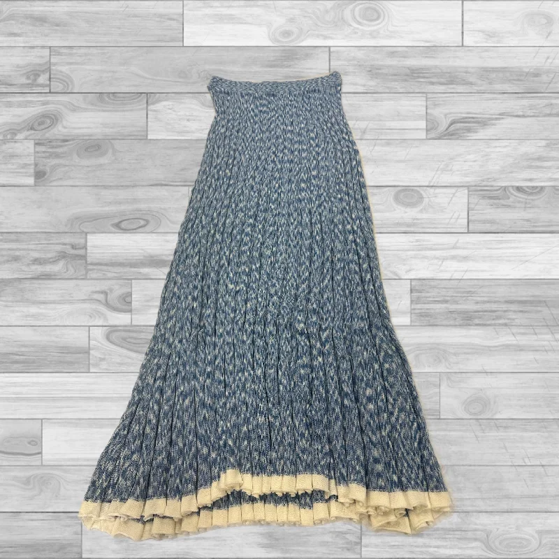 Stretchy skirts for all-body inclusivity -Skirt Maxi By Free People In Blue, Size: L