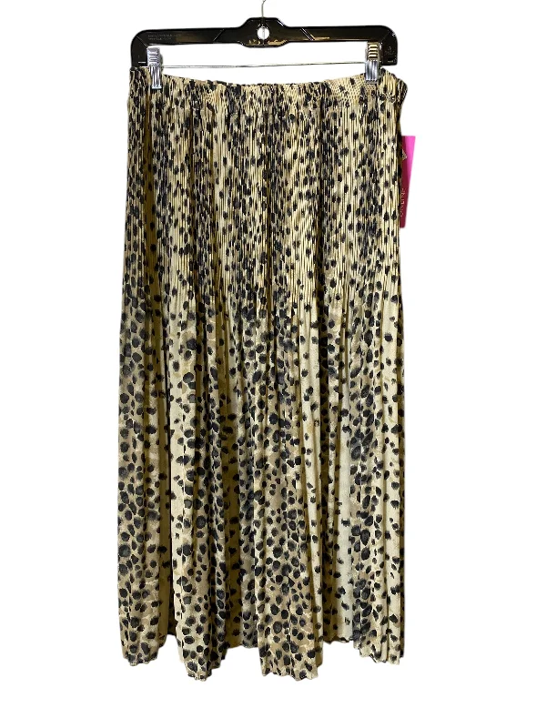 Patterned skirts with unique abstract art -Skirt Maxi By Cmc In Animal Print, Size: M