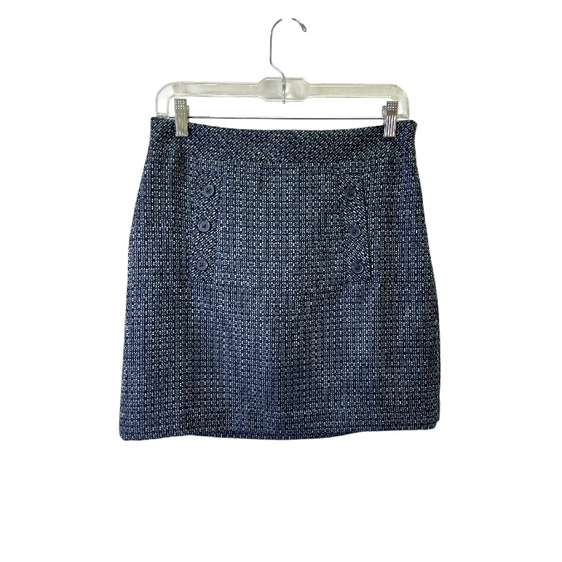 Cute mini skirts for trendy casual outings -Skirt Mini & Short By Loft In Blue, Size:4P