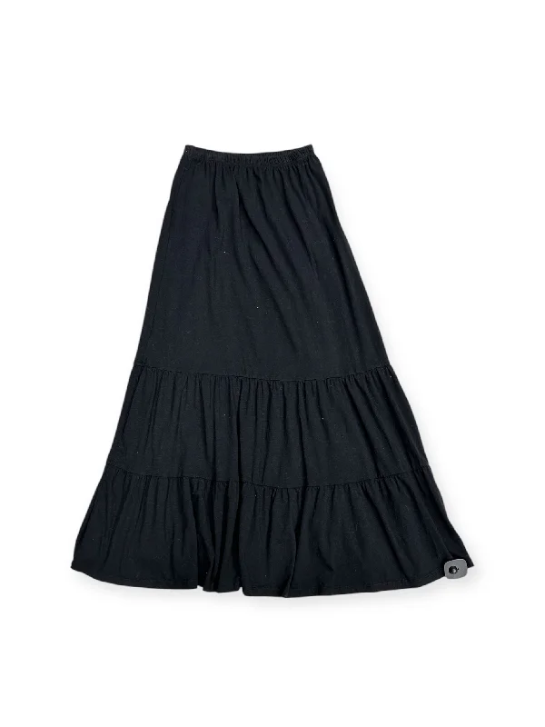 Pleated skirts with delicate pastel tones -Skirt Maxi By Sundry In Black, Size: Xs