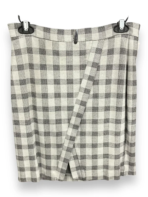 Affordable skirts for budget-friendly wardrobe updates -Skirt Midi By Cabi In Plaid Pattern, Size: 4