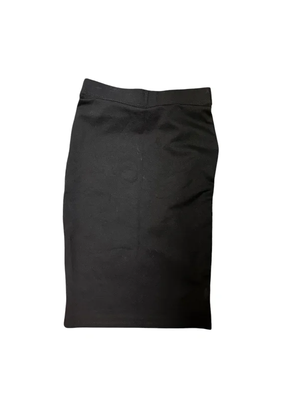 Affordable skirts with trendy slit details -Skirt Designer By Iris In Black, Size: L