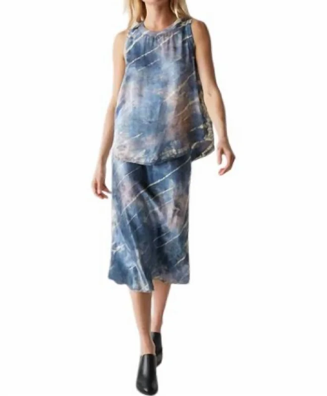 Party bodycon dress for women with fitted design and chic appeal -Leila Double Dye Skirt In Nocturnal Combo