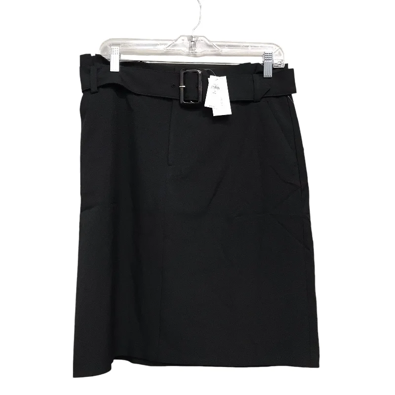 Soft skirts with plush cotton lining -Skirt Midi By Banana Republic In Black, Size:10