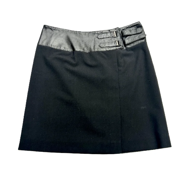 Stretchy mini skirts for flexible movement -Skirt Mini & Short By Donna Degnan In Black, Size: 6