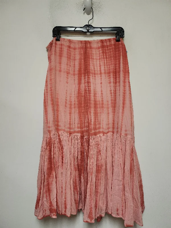 Stretch denim skirts for comfy wear -Skirt Maxi By J. Jill In Pink, Size: M