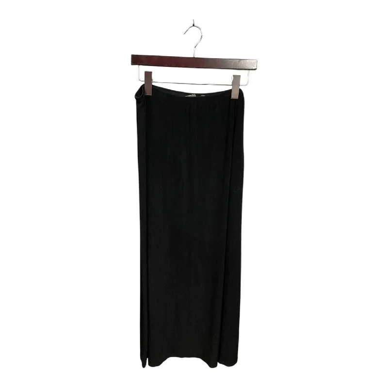 Lightweight linen skirts for breathable wear -Skirt Maxi By Chicos In Black, Size: L