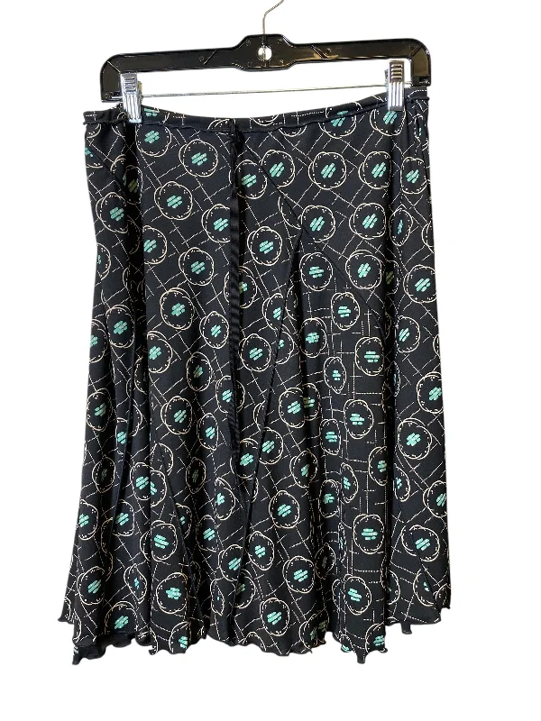 Soft cotton skirts for cozy comfort -Skirt Midi By Max Studio In Black & Blue, Size: S