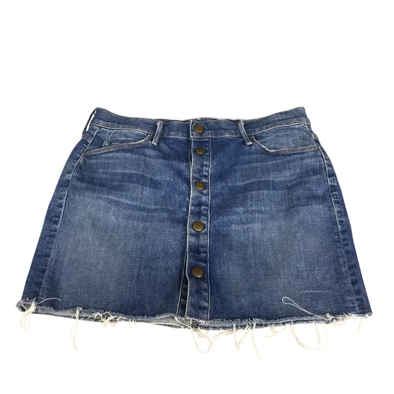 High-waisted skirts for slimming chic style -Skirt Mini & Short By Mother In Blue Denim, Size: 6