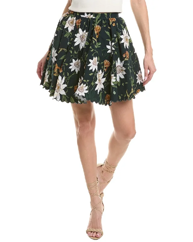 High-neck bodycon dress for women with modern twist and figure-hugging design -Agua by Agua Bendita Pasiflora Skirt