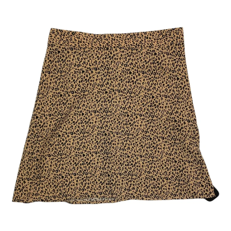 Wrap midi skirts for stylish ease -Skirt Mini & Short By Bp In Animal Print, Size: S