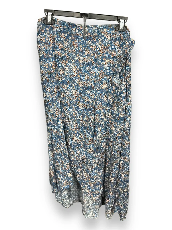 Pleated skirts with delicate pastel tones -Skirt Maxi By Sonoma In Floral Print, Size: Xl