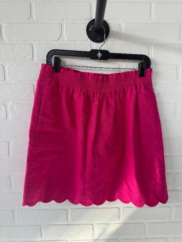 Vintage pencil skirts for nostalgic chic -Skirt Mini & Short By J. Crew In Pink, Size: 8