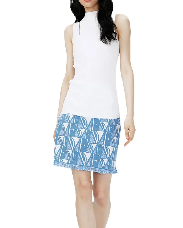 Ruched bodycon dress for women with gathered fabric and flattering fit -Diane von Furstenberg Alejandra Mini Skirt