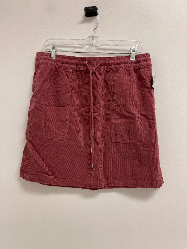 Lightweight skirts for warm weather comfort -Skirt Mini & Short By Loft In Pink, Size: L